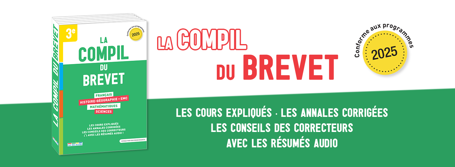 La Compil du Brevet 2025 : tous les outils, toutes les matières